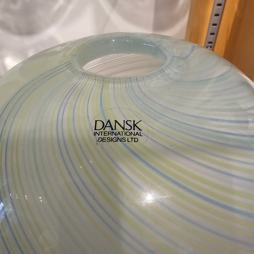 Dansk Swirled Glass Vase