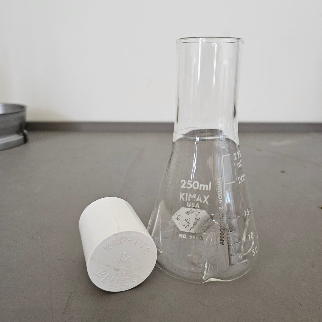 250ml Kimax Flask w/ Plastic Cap