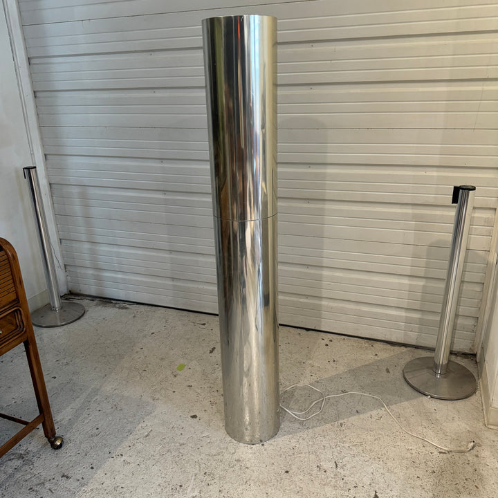 Cylindrical Chrome Lamp