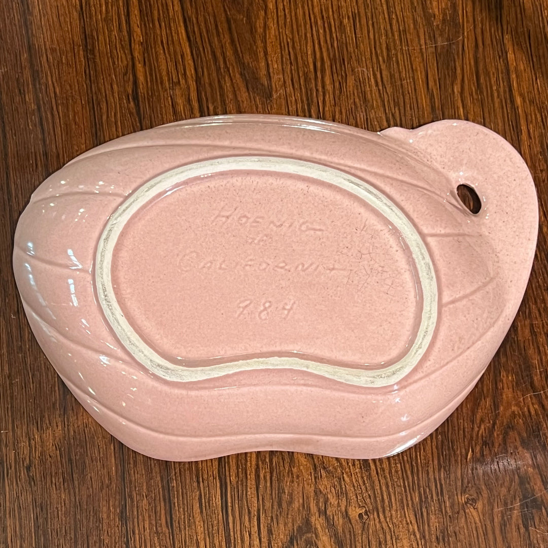 Hoenig of California Pale Pink Ceramic Dish