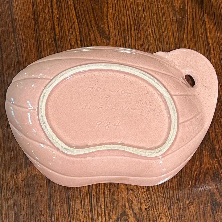 Hoenig of California Pale Pink Ceramic Dish