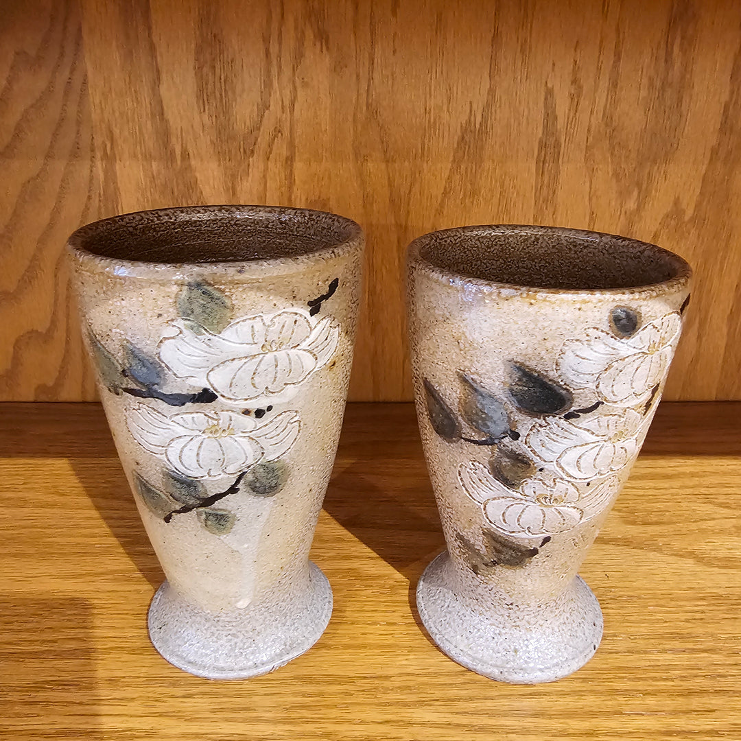 Pair of Paul Morris Ceramic Tumblers