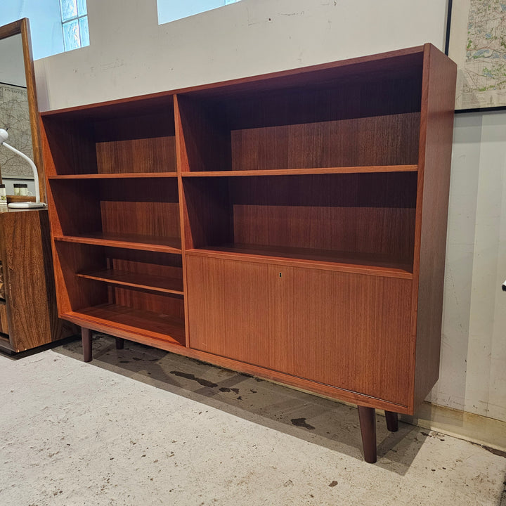 Midcentury Teak Raised Bookcase