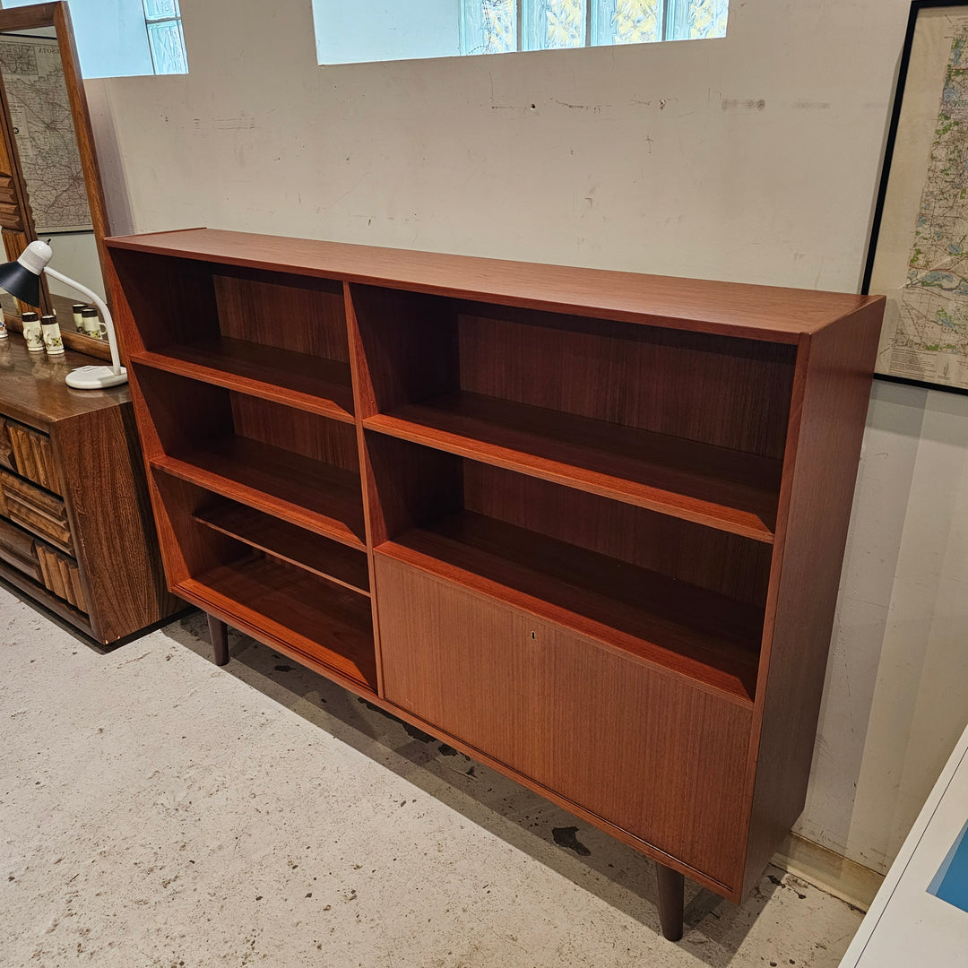 Midcentury Teak Raised Bookcase