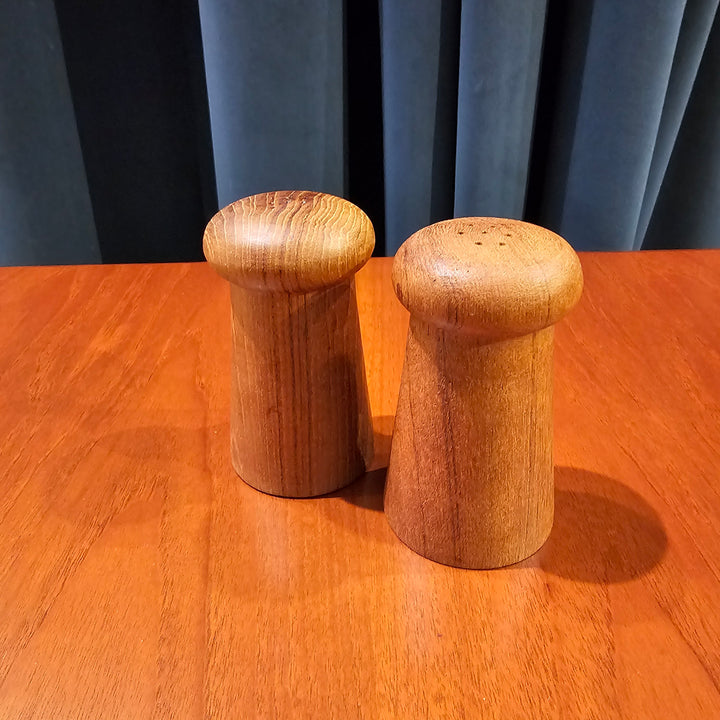 Teak Salt & Pepper Shakers