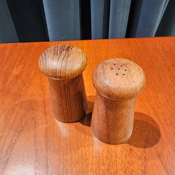 Teak Salt & Pepper Shakers