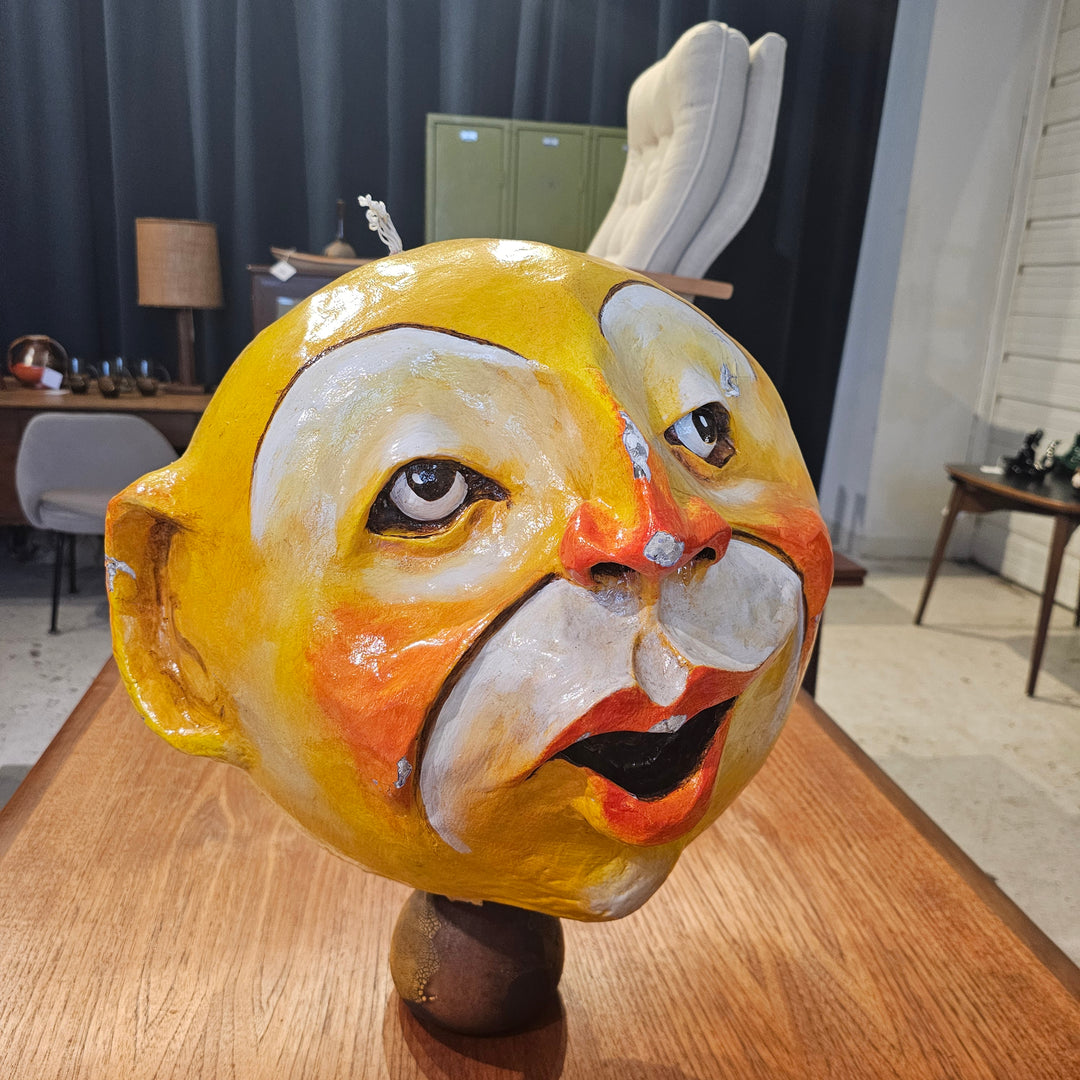 Large Handcrafted Papier Mache Head