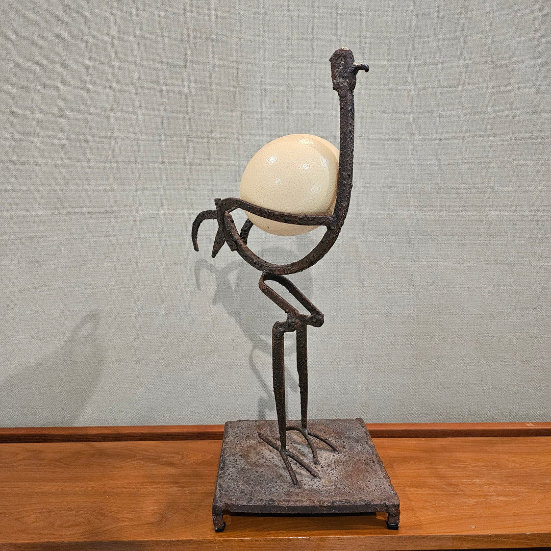 Giacometti Style Ostrich Sculpture