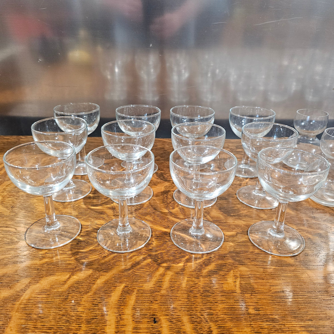 (12) Petite Champagne Coupe Glasses