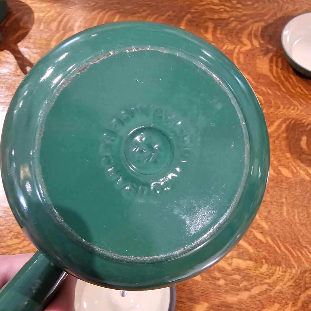 Le Creuset Hunter Green Saucier Pot w/ Lid