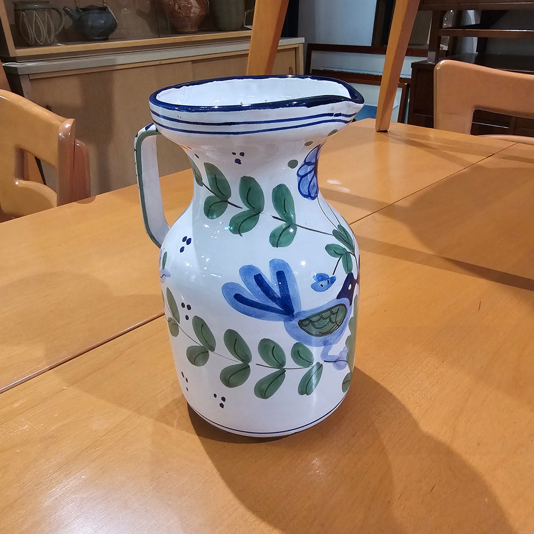 Handpainted Sigma Italian Pottery Pitcher