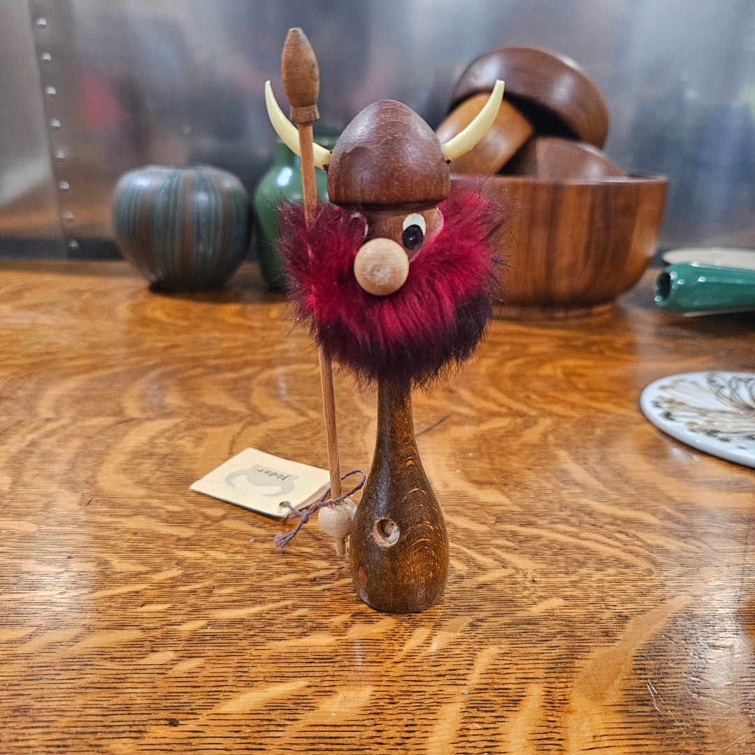 Teak Viking Figuring 'Jodar' (missing shield)