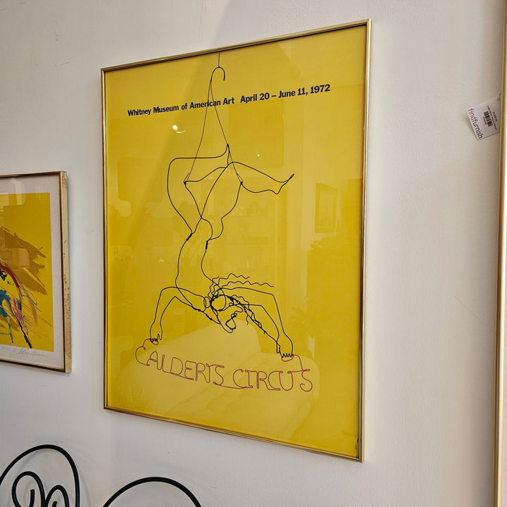 'Calder's Circus' 1972 Framed Exhibition Poster - Alexander Calder