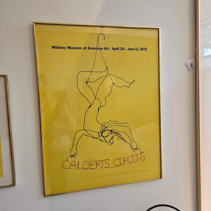 'Calder's Circus' 1972 Framed Exhibition Poster - Alexander Calder