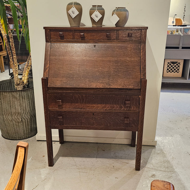 Mission Oak Arts & Crafts Secretary Cabinet
