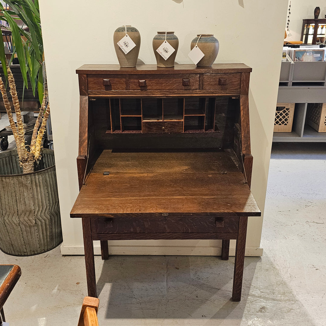 Mission Oak Arts & Crafts Secretary Cabinet