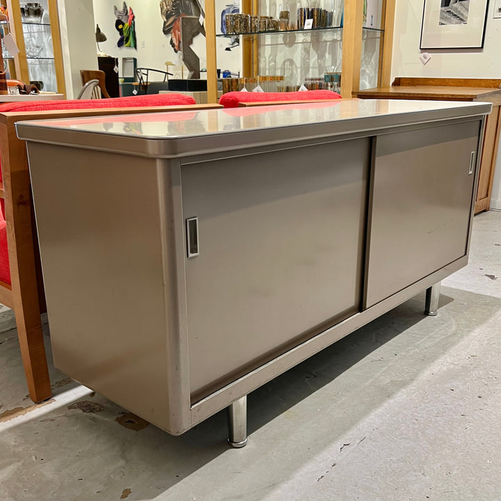 Steelcase Metal Tanker Credenza in OG Taupe