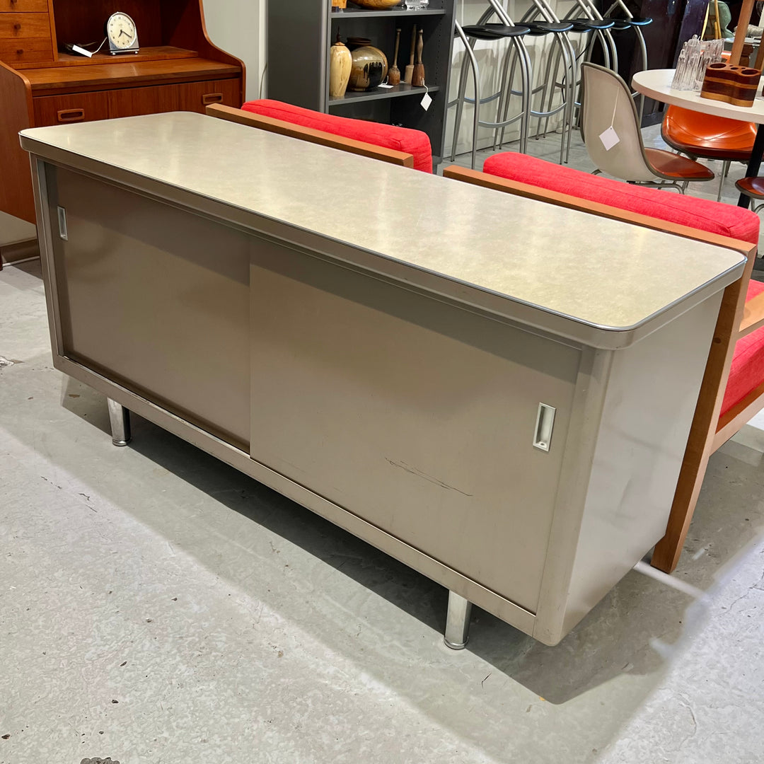 Steelcase Metal Tanker Credenza in OG Taupe