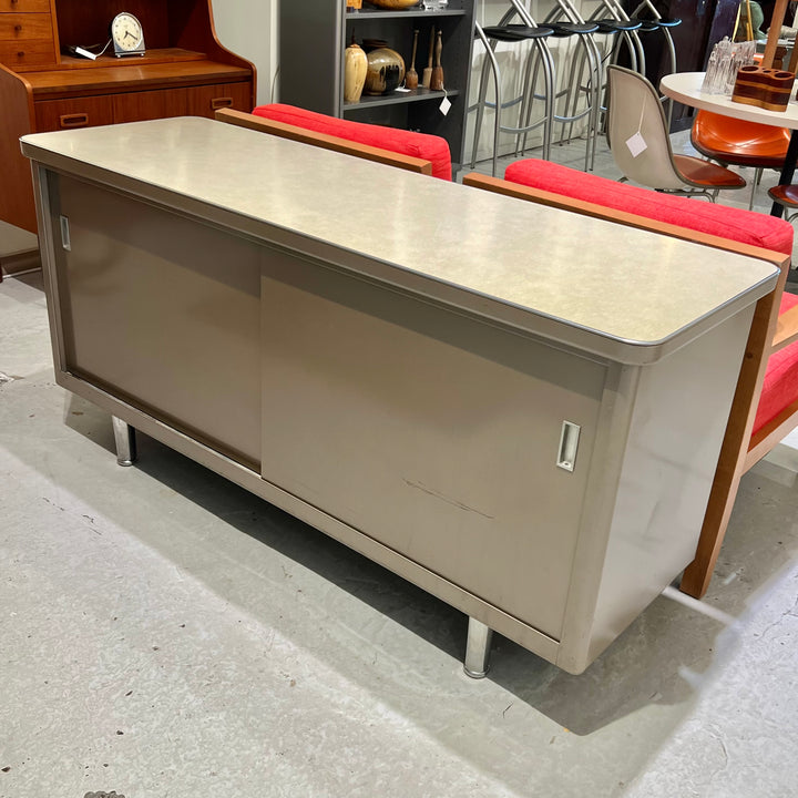 Steelcase Metal Tanker Credenza in OG Taupe