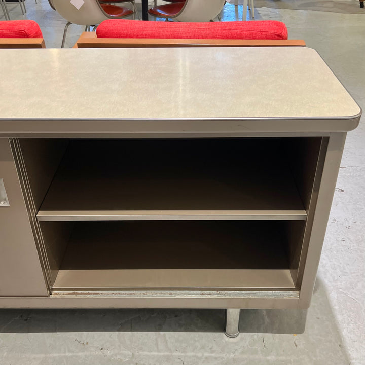 Steelcase Metal Tanker Credenza in OG Taupe