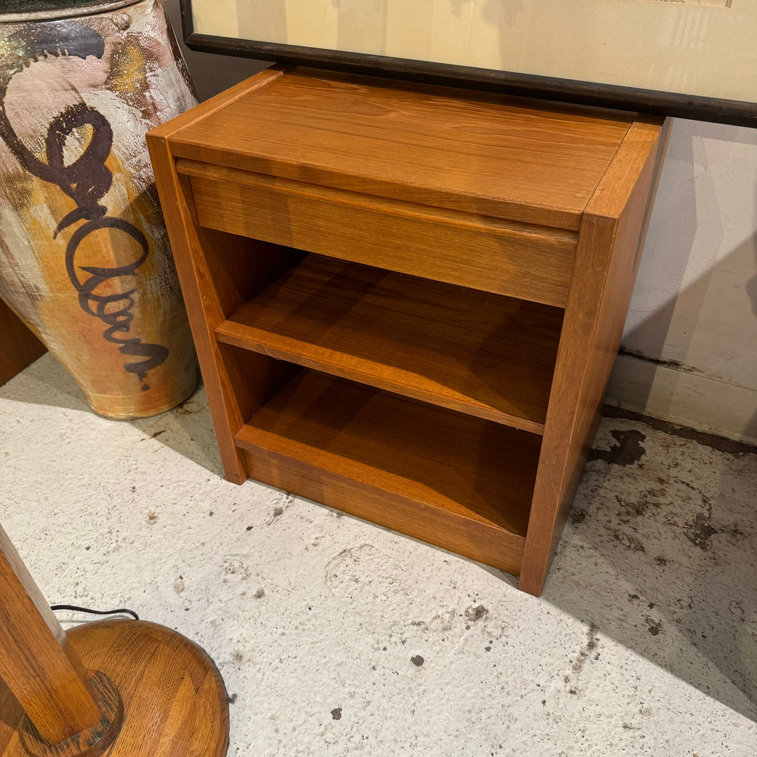 Teak Nightstand w/ Drawer