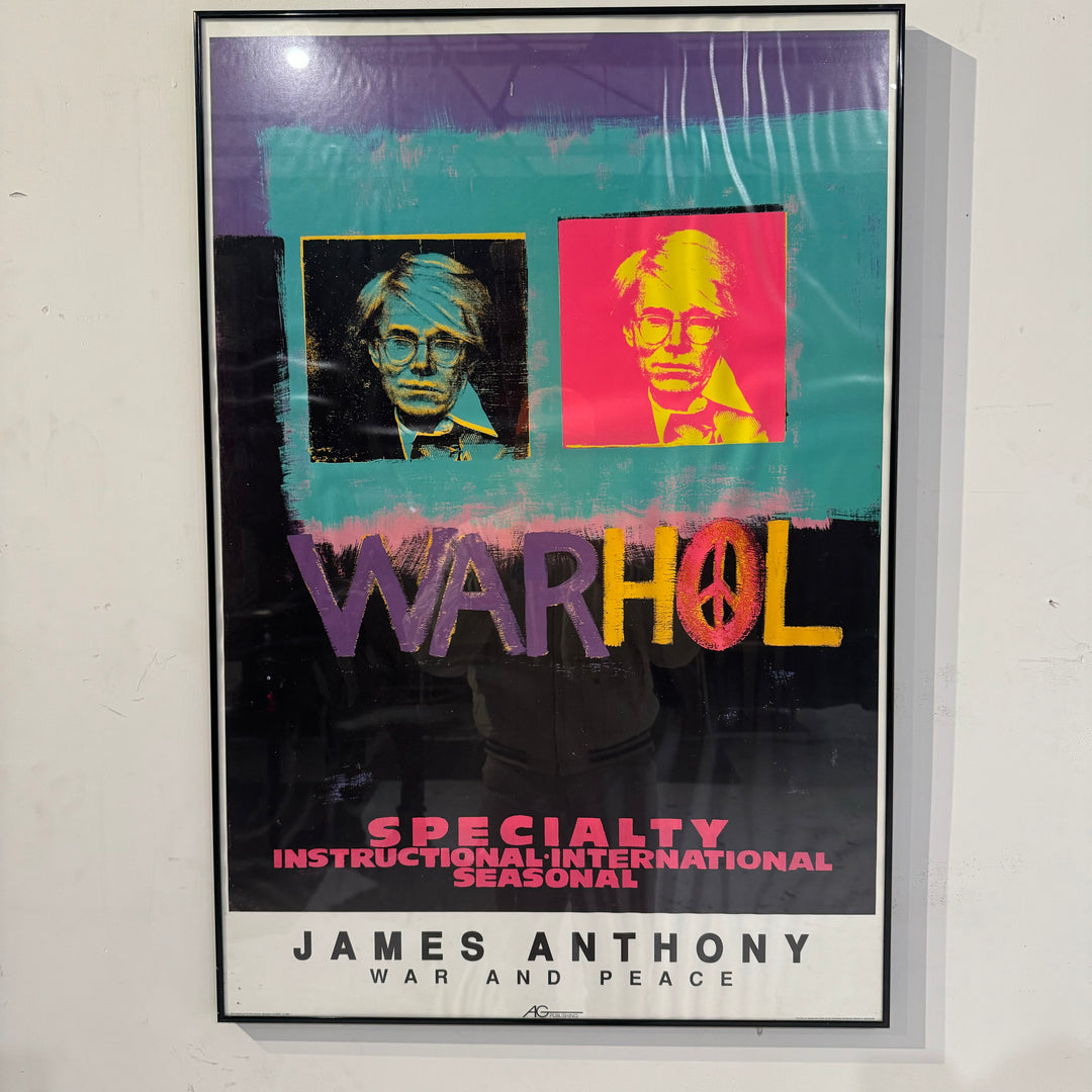 James Anthony War and Peace Warhol Print