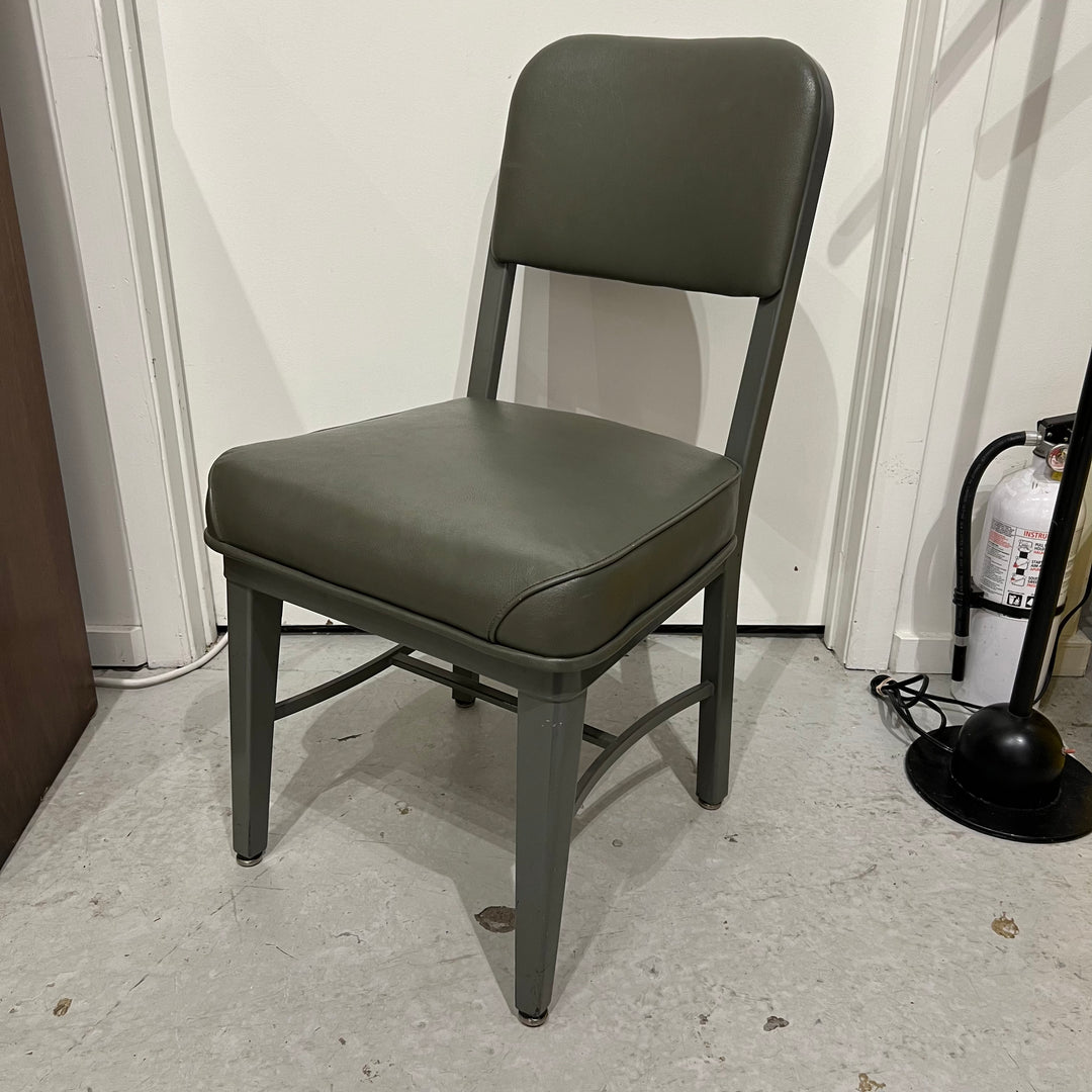 Vintage Chromcraft Metal Tanker Side Chair