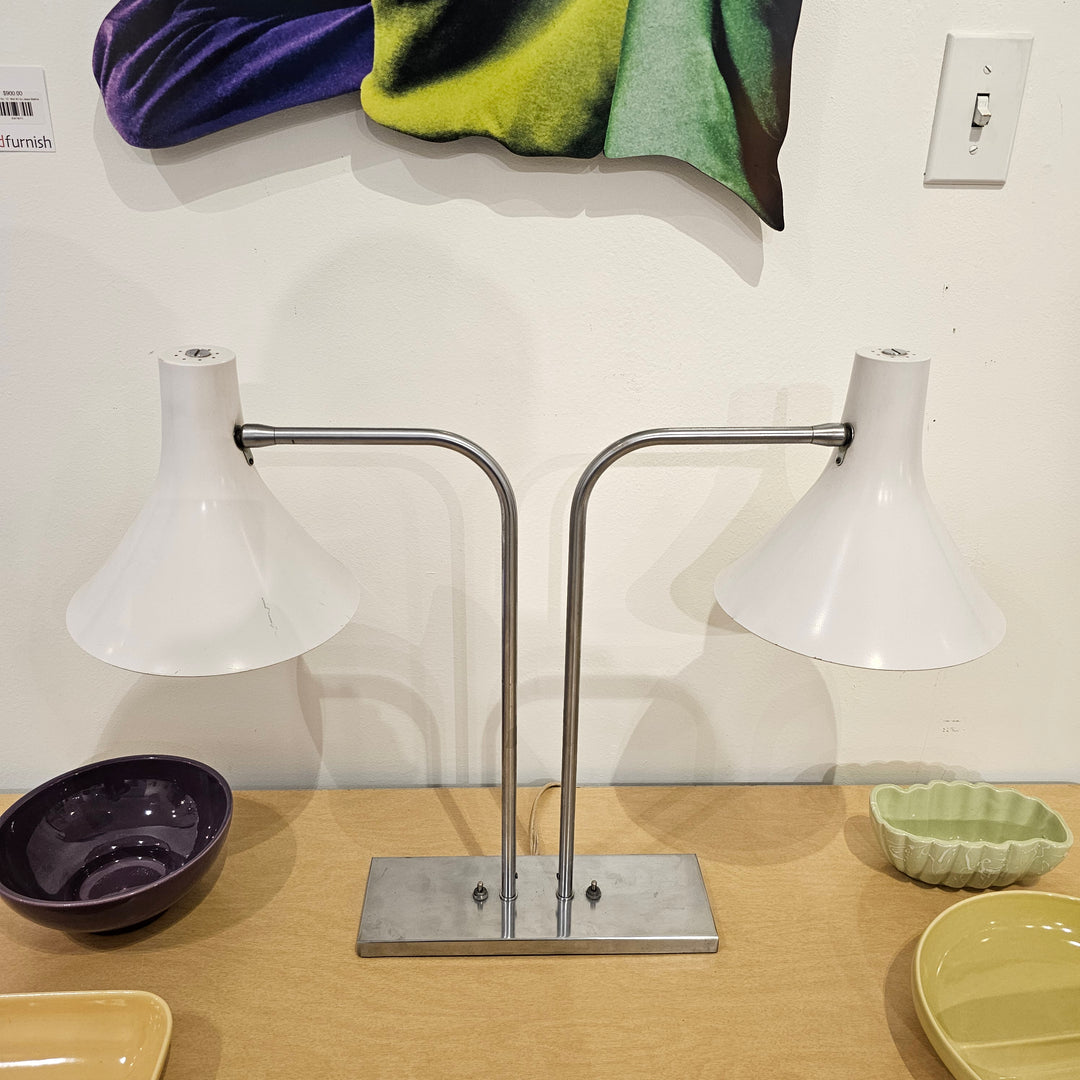 Greta von Nessen Double Cone Desk Lamp