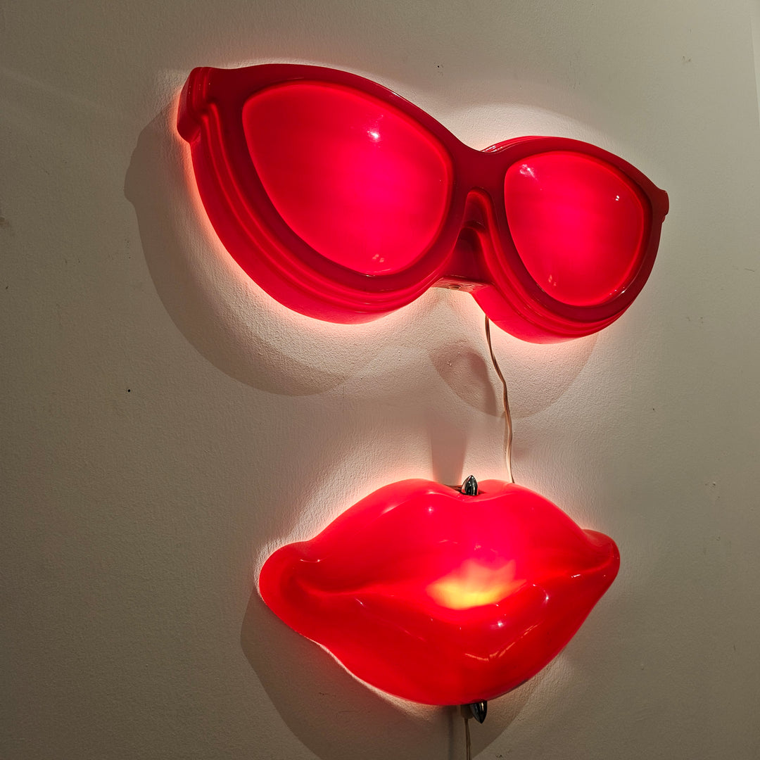 1970's Zicoli Limbach Pop Art Wall Lamp