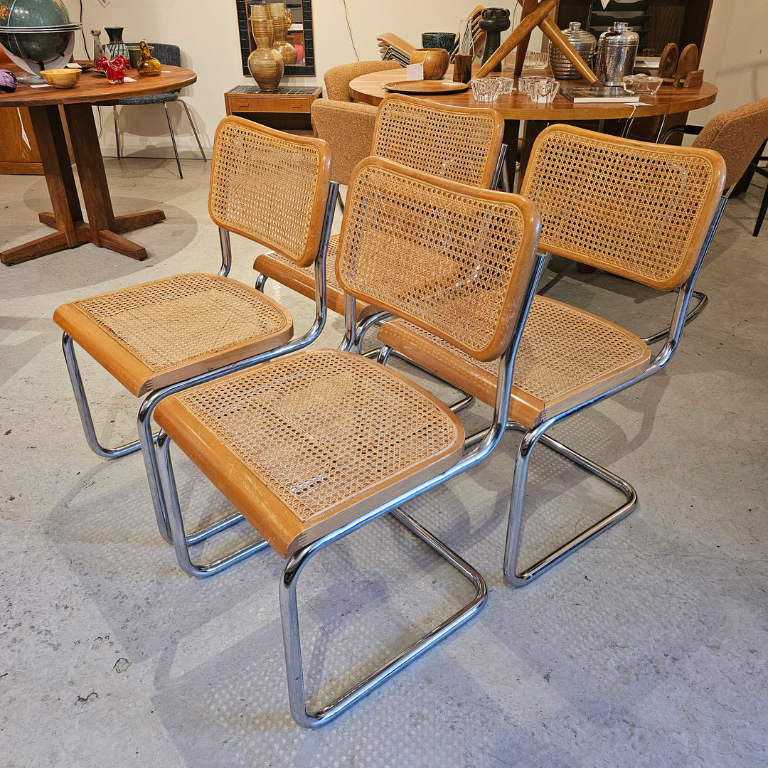 (4) Cesca Chairs (as found)