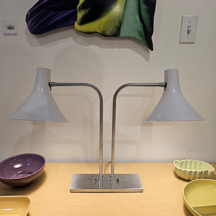 Greta von Nessen Double Cone Desk Lamp